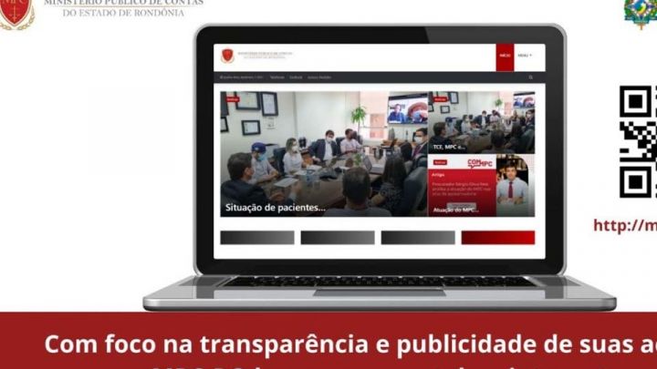 Com foco na transparência e publicidade de suas ações, MPC-RO lança novo portal na internet