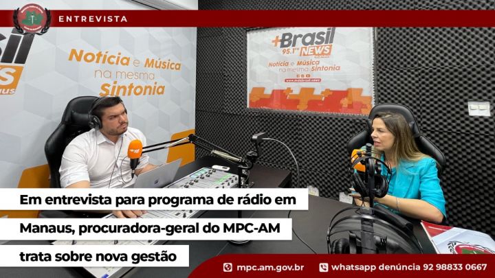 Em entrevista para rádio de Manaus, procuradora-geral do MPC-AM fala sobre nova gestão