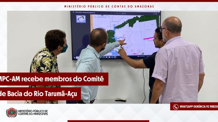 MPC-AM recebe membros do Comitê de Bacia do Rio Tarumã-Açu
